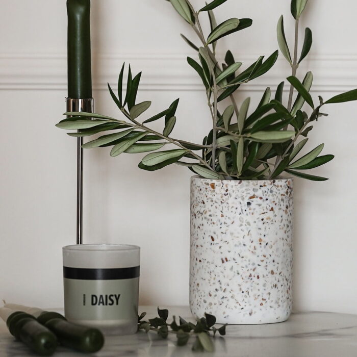 Humdakin Lucca Terrazzo Vase beige 455