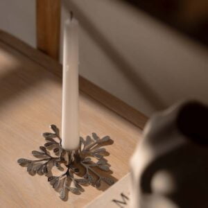 Cooee Design Mistletoe Kerzenhalter silber Edelstahl HI-059-01-SS