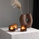 Cooee Design Try Teelichthalter cognac klein TH-05-04-CG