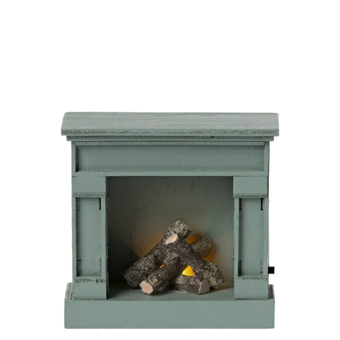 Maileg Kamin Maus Mäuse blau 11-4007-00