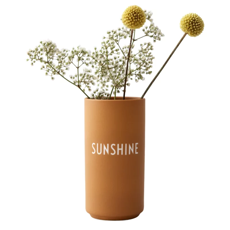 Design Letters Favourite Vase Sunshine klein