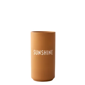 Design Letters Vase Sunshine gelb klein