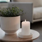 Storefactory Übertopf Kerzenhalter Kinna weiß 312743