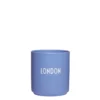 Design Letters Becher London blau