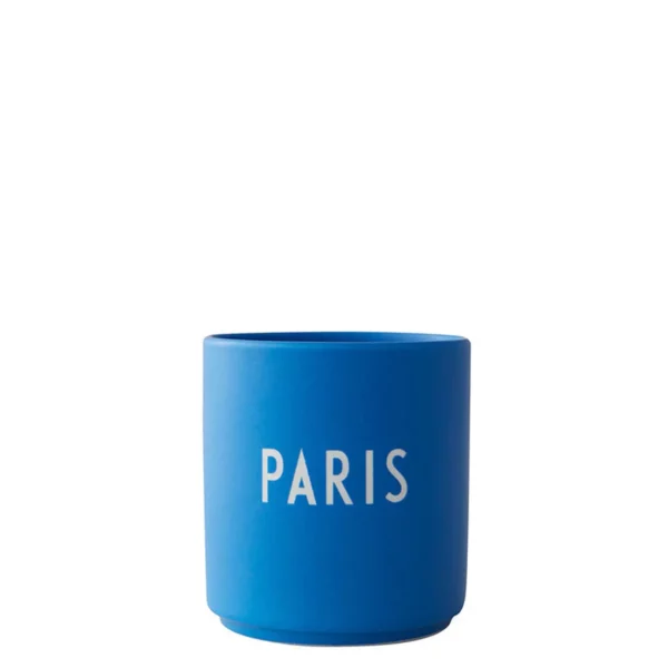 Design Letters Becher Paris blau