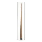 ester & erik Windlicht zylindrisches Glas 45 cm mit Kerze