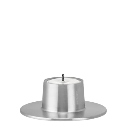 ester & erik Outdoor Kerzenhalter Matt Silber Small Klein 16 cm