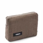 Humdakin Kosmetiktasche Leinen dunkelbraun Waldorf