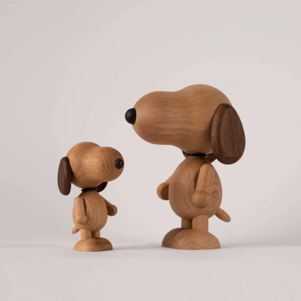 boyhood Snoopy Holzfigur Eiche klein Peanuts