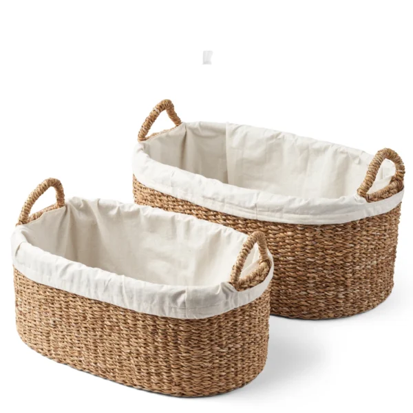 Humdakin Laundry Wicker Wäschekorb Set Seegras 2 Teile 791