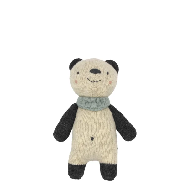 Ava & Yves Babyrassel Panda mit hellblauem Halstuch 7207