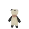 Babyrassel Panda Rosa Ava & Yves Bio Baumwolle Mädchen