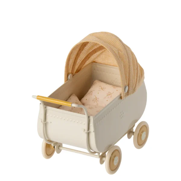 Maileg Kinderwagen gelb Vintage 11-2103-02 Hasen Kaninchen