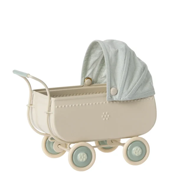 Maileg Kinderwagen Mikro Blau Vintage 11-2103-01