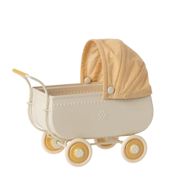 Maileg Kinderwagen gelb Vintage 11-2103-02 Hasen Kaninchen