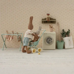 Maileg Waschmaschine Maus Hasen Kaninchen Miniatur