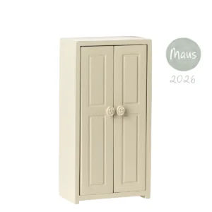 Maileg Kleiderschrank Maus cream weiß beige 2026