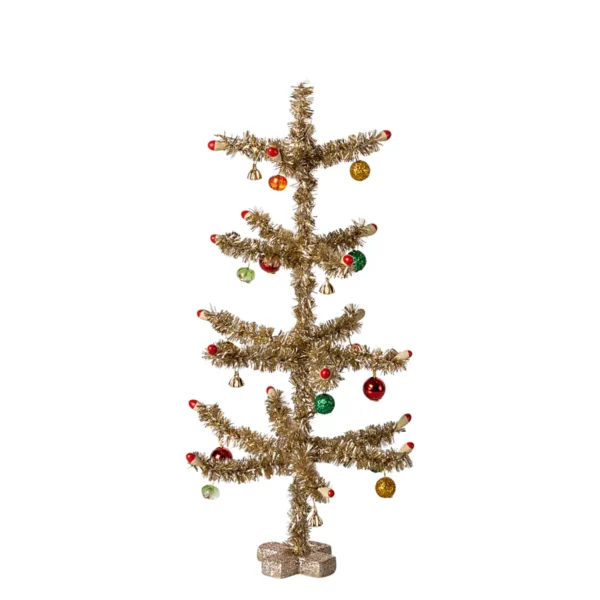 Maileg Weihnachtsbaum gold rot grün 25 cm 14-4180-00