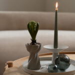 Cooee Design Twist Bulb Vase Sand | 12 cm – Bild 2