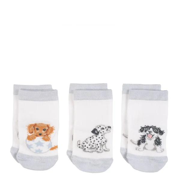 Wrendale Designs Babysocken Little Paws Hundemotiv Bambus sock003