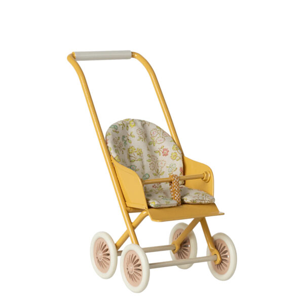 Maileg Kinderwagen Micro - Gelb