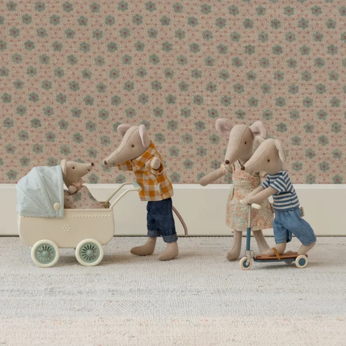 Maileg Roller Maus blau 11-5102-03