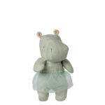 Maileg Nilpferd mit Rock "Safari Friends" - Minze, Klein (23 cm)