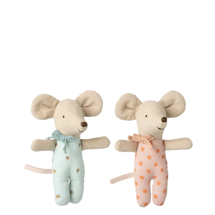 Maileg Zwillinge Babymäuse Streichholzschachtel 2025 17-5000-00