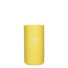 Design Letters Vase HAPPY - Gelb