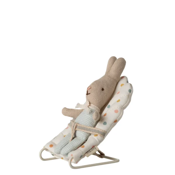 Maileg Babysitter Babywippe Hasen My Weiss Punkte 11-5404-00