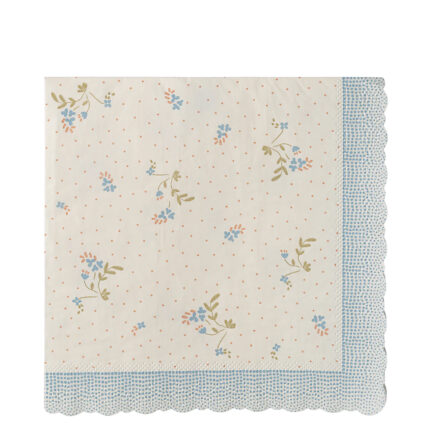 Maileg Servietten Blumen Bae blau 15-5303-01