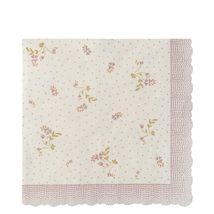 Maileg Servietten Blumen Bae rosa 15-5303-00
