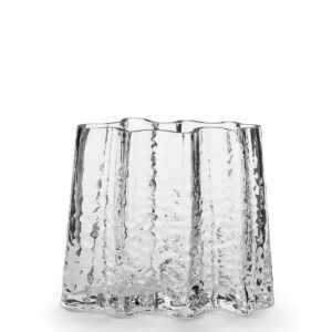 Cooee Design Vase Gry Wide Clear - 19cm