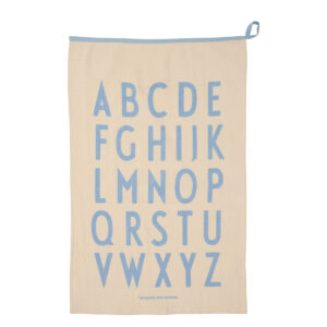 Design Letters Geschirrtuch Premium A-Z - Blau
