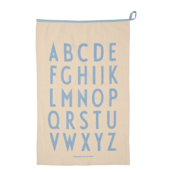 Design Letters Geschirrtuch Premium A-Z - Blau