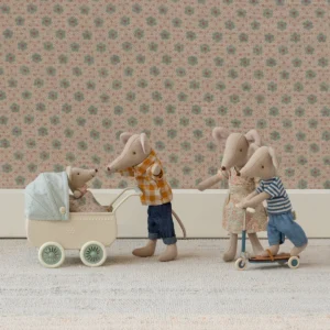 Maileg Familie Maus mit Kinderwagen