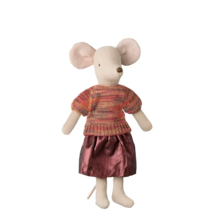 Maileg Kleidung Mama Maus Rock Pullover rot 17-5305-00