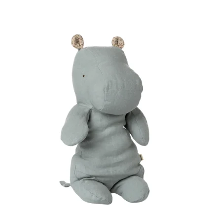 Maileg Safari Friends Nilpferd blaugrau Medium 16-5602-01