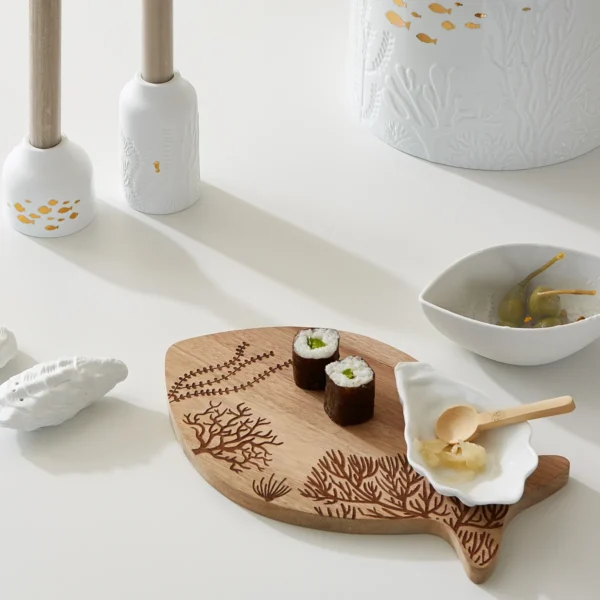 Räder Holzbrettchen Fisch Akazienholz Unterwasserwelt 0018138