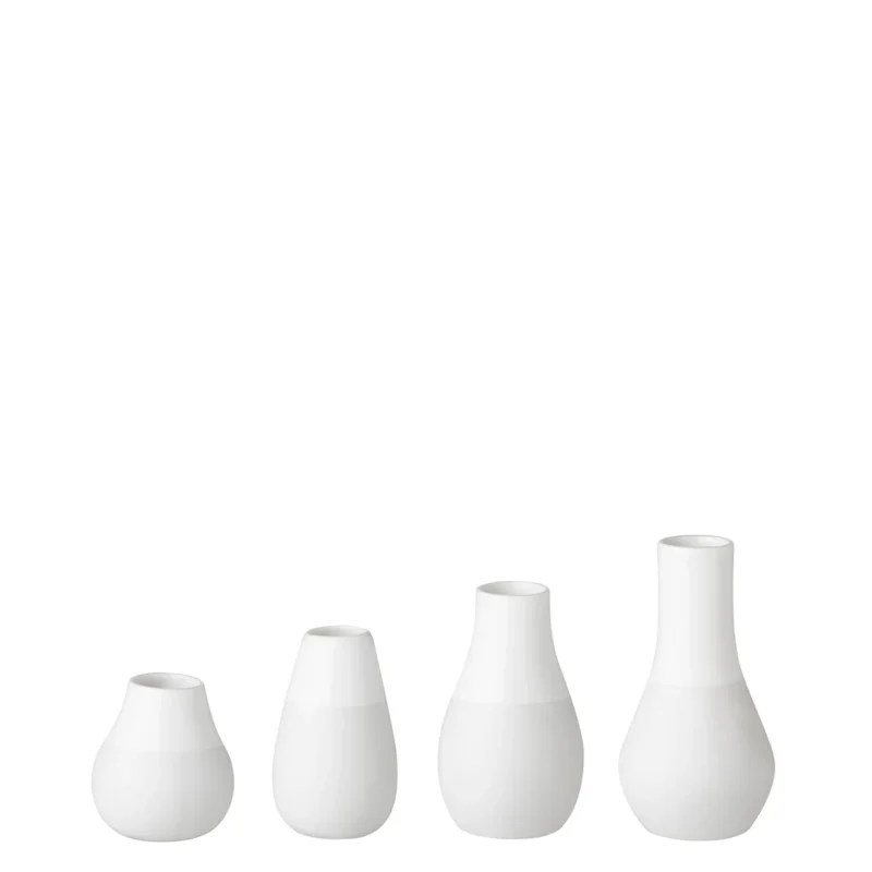 Räder Minivasen Set weiß Zuhause