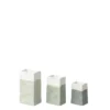 Räder Minivasen Set Porzellantüte grün 0017450