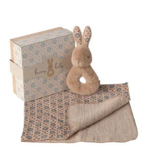 Maileg Kaninchen Rassel Creme Pfirsich Babyrassel 16-5700-01