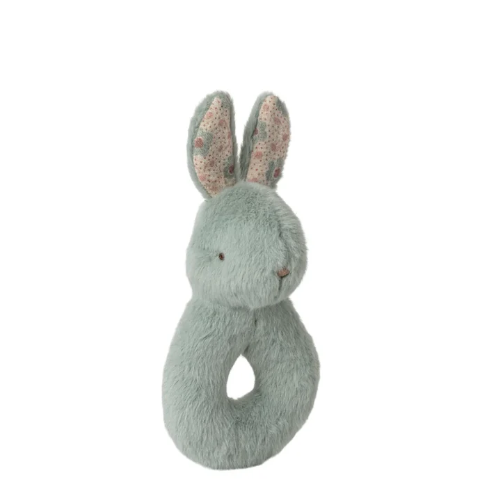 Maileg Kaninchen Rassel Minze Hellblau Baby 16-5700-00