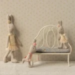 Maileg Vintage Bank weiß Ballerina Hasen Kaninchen