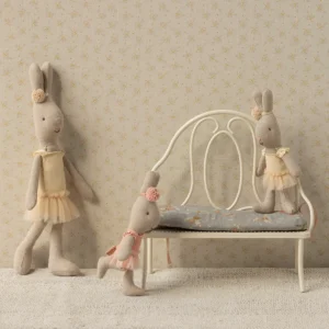 Maileg Vintage Bank weiß Ballerina Hasen Kaninchen