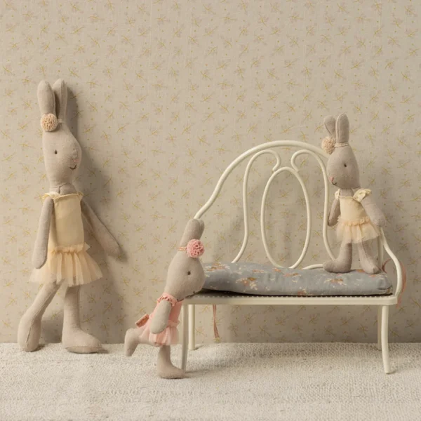 Maileg Vintage Bank weiß Ballerina Hasen Kaninchen