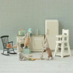 Maileg Küche Hasen Kaninchen Hochstuhl