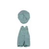 Maileg Kleidung Teddy Junior Kind Overall Mütze blau 16-1828-00