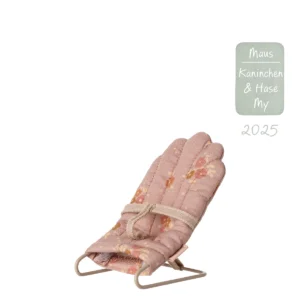 Maileg Babysitter Babywippe rosa Maus Kaninchen Hase My 11-5407-00 2025