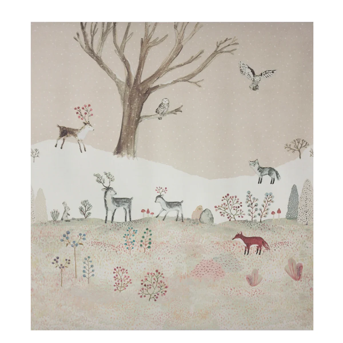 maileg-geschenkpapier-winter-wonderland-rolle- Maileg Geschenkpapier Winter Wonderland 14-3300-00
